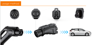 อะแดปเตอร์ชาร์จรถยนต์ไฟฟ้า GB/T เป็น CCS1 ได้รับการรับรองมาตรฐาน CE FCC 250A 1000V IP54 กันน้ำ สำหรับรถยนต์ไฟฟ้า CCS1 ของอเมริกาเหนือที่สถานีชาร์จ GB/T - Product Image 4