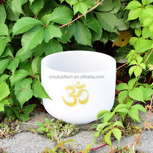 Cuencos de cristal de <span class=keywords><strong>cuarzo</strong></span> <span class=keywords><strong>blanco</strong></span> de 6 ''-16'', instrumento de curación y meditación con sonido, productos de Cristal para cantar - Product Image 1