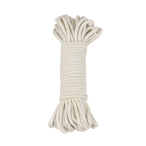 <span class=keywords><strong>Cuerda</strong></span> de tendedero de algodón trenzado de 1/4 pulgadas, artesanías ecológicas suaves y duraderas de 100 pies para tienda de calidad Premium - Product Image 4