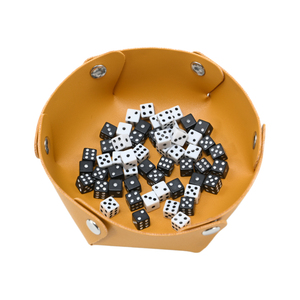 10mm trắng đen D6 góc vuông thẳng <span class=keywords><strong>Mini</strong></span> đa diện xúc xắc nhỏ chấm trò chơi đồ chơi sòng bạc nghệ thuật hình ảnh Hội Đồng Quản trị trò chơi tùy chỉnh xúc xắc - Product Image 4