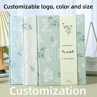 Cuaderno A5 Tapa Dura Tela Floral Enredadera Pajaro Arte Encuadernacion Cosida 200 Paginas Papel 80g Diario Regalo Oficina