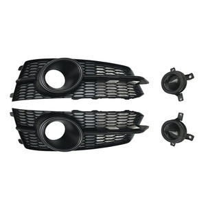 FSFY Grille De Phare Antibrouillard De Pare-chocs Avant, Garniture De Couvercle De Grille De Phare Antibrouillard Inférieur Pour Audi A6 (C7) S-LINE 2014.06 - 2018.09, Droite