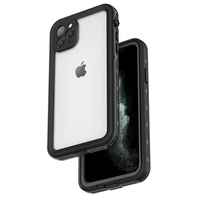 Coque de téléphone certifié personnalisé, housse étanche IP68, en PC + TPU, transparente, pour iphone 11 Pro Max, avec Service UPC gratuit pour Amazon/raspberry