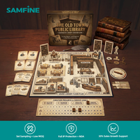 Portafoglio Espandibile in Carta Avorio ad Alta Opacità, Custodia Rigida per Archiviazione Sicura, per Cura di Librerie Accademiche, Giochi da Tavolo Cooperativi
