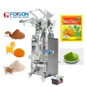 Icing sugar powder sachet sealing filling machine price/Dry powder sugar coffee salt stevia vertical automatic packing machine