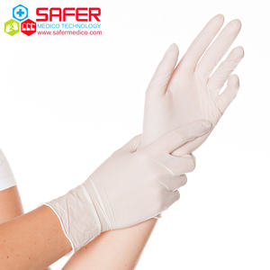 ถุงมือไนไตรล์ทางการแพทย์แบบยาวพิเศษ ปราศจากแป้ง สวมใส่สบาย นุ่ม ใช้แล้วทิ้ง กันน้ำ น้ำหนักเบา สำหรับการผ่าตัด ทำความสะอาดบ้าน และงานอาหาร - Product Image 4