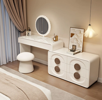 Nouvelle Coiffeuse 2026 Style Crème pour Chambre à Coucher, Meuble de Rangement Moderne et Simple, Coiffeuse Intelligente Avancée
