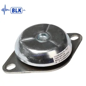 Anti-Vibration Engine Mount Shock Absorber Natural Rubber Moulded Generator Mount With Rubber Mat