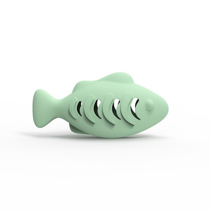 Best-selling Leaky Fish Clean Teeth and Amuse <b>Cat</b> Silicone <b>Toy</b> for <b>Cats</b> - Product Image 5