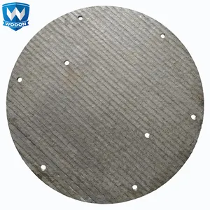 Super hardened cast hardfacing wear resistant lining plate for dragline bucket inside install