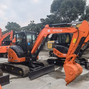 Excavadora Usada Hitachi ZX55USR de 5.5 Toneladas en Excelentes Condiciones, Excavadoras Usadas Baratas EX100 EX120 EX200 con Pocas Horas de Trabajo en Venta - Product Image 4