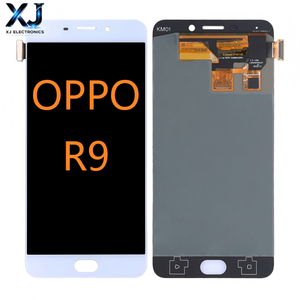 แบรนด์ XJ ชุดประกอบหน้าจอสัมผัส LCD สีดำขนาด 5.5 นิ้วสำหรับจอแสดงผล OEM ของโทรศัพท์มือถือออปโป้ <span class=keywords><strong>R9</strong></span> พลัส - Product Image 1