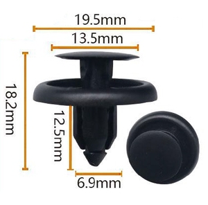 Fermaglio QGC-A027 auto all'ingrosso del corpo clip di plastica di vendita calda 1000 pz/borsa in 20 sacchetti/cartone C.A.M.R.Y clip del corpo dell'automobile