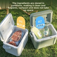 Glacière portable moderne 5L personnalisée isolée pour décrochage commercial pour l'extérieur, en voiture, pour le stockage de la crème glacée aux glaçons