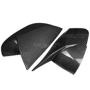 Cubierta de Espejo Retrovisor Lateral para Automóvil, Aspecto de Fibra de Carbono/Negro, para Infiniti Q50 Q60 QX30 Q70 2014-2020 - Product Image 4
