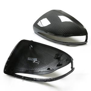 ฝาครอบกระจกมองหลังคาร์บอนไฟเบอร์สีดำสำหรับ Mercedes-Benz C-Class E-Class S-Class GLC CLS GLA GLB - Product Image 2
