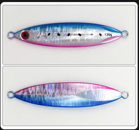 Appât artificiel en métal pour le lancer longue distance, leurre pour attraper des poissons, matériel pour pêcher les truites et les bars, à enfoncement lent, 80g, 100g, 120g, 150g