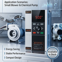 Variador de Frecuencia VFD, Inversor Vectorial, Controlador de Velocidad, Monofásico a Trifásico, 0.75KW 7.5KW, para Bomba y Ventilador Residenciales