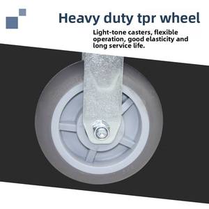 Carro de plataforma de mano plegable industrial portátil personalizado para transporte y almacenamiento 120*60cm - Product Image 5