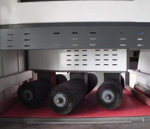 Geniş bant zımpara lehçe paslanmaz çelik levha Metal çapak alma makinesi tam otomatik - Product Image 5