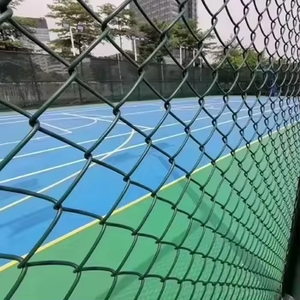 ตาข่ายรั้วพีวีซีสีเขียวดำ สำหรับจัดสวนและรั้วนิรภัยบ้านพักอาศัย - Product Image 4