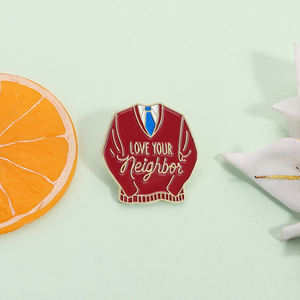 Jesús <span class=keywords><strong>ama</strong></span> todo el Pin esmaltado, broche de verso bíblico cristiano, insignia de solapa, regalo de joyería para amigos y creyentes, venta al por mayor - Product Image 2