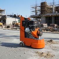 CE-Zertifizierte Benzinbetriebene Terrazzo-Schleifmaschine für Außenbodenbau, Vibrationsarm, Leicht zu Bewegen, Bodenpoliergerät