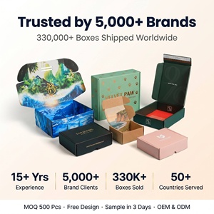 Caja de Cartón Corrugado con Impresión a Todo Color Personalizada, Caja de Regalo con Diseño de Escena Invernal y Logotipo Personalizado - Product Image 5