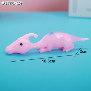 Marioneta de mano de dinosaurio de goma suave grande al por mayor 2025 Best Fidget Cute Animals Funny Catapult Toy Anti Stress Toy para niños - Product Image 6