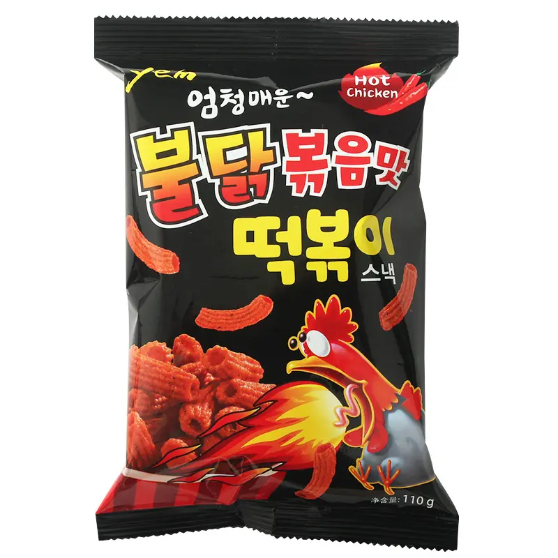 Casual Snacks Korean Food Turkey Flavour Fried Rice Cake Sticks 110g Puffed Food Rice Cake Sticks