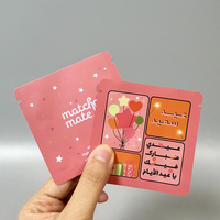 Sachet enveloppe mat en aluminium laminé haute barrière à marque privée pour emballage extérieur de sachets de thé pyramidaux et de thé Oolong aux fruits