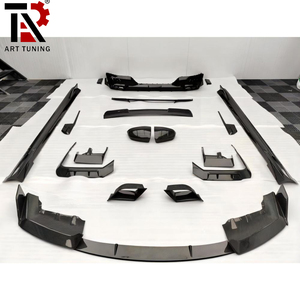 Kit Carrosserie M Sport en Fibre de Carbone Véritable pour <span class=keywords><strong>BMW</strong></span> Série 7 <span class=keywords><strong>G70</strong></span> <span class=keywords><strong>740i</strong></span> 760i 2023-2025 – Lame Avant, Diffuseur Arrière, Jupes Latérales - Product Image 2
