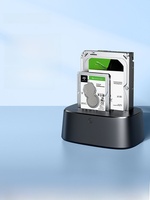 Station d'accueil pour disques durs externes USB 3.2 à double baie de 3,5 pouces haute performance pour ordinateurs de bureau, disques mécaniques et SSD