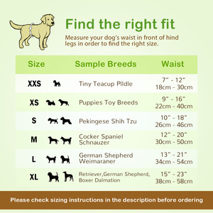 Couche jetable pour chien de haute qualité, absorbante et respirante, écologique, pour animaux de compagnie - Product Image 6