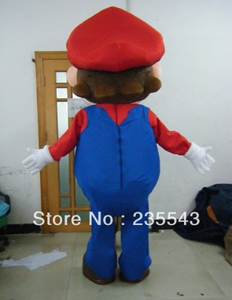 Costumes de mascotte de dessin animé <span class=keywords><strong>Mario</strong></span> Happy Walking pour enfants et adultes - Product Image 4