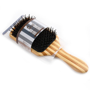 <span class=keywords><strong>Spazzola</strong></span> <span class=keywords><strong>per</strong></span> <span class=keywords><strong>Capelli</strong></span> in <span class=keywords><strong>Legno</strong></span> <span class=keywords><strong>di</strong></span> Bambù BLACK EGG con Setole <span class=keywords><strong>di</strong></span> Cinghiale, Massaggiatore <span class=keywords><strong>per</strong></span> la Testa, Districante e Lisciante - Product Image 1