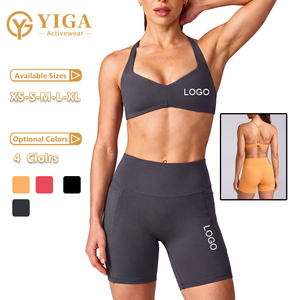 Completo Sportivo <span class=keywords><strong>Donna</strong></span> 2026: Pantaloncini Aderenti e Reggiseno Comodo per Corsa e Allenamento - Product Image 1
