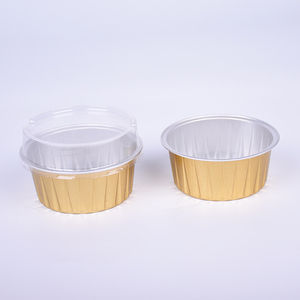 Bán Buôn Nóng Bán Nhôm Lá Nhỏ Vòng Đông Lạnh Container Thực Phẩm <span class=keywords><strong>Baking</strong></span> Cup - Product Image 5