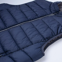 Veste d'hiver pour homme en duvet, confortable, imperméable, chaude, bleue, OEM, pas cher
