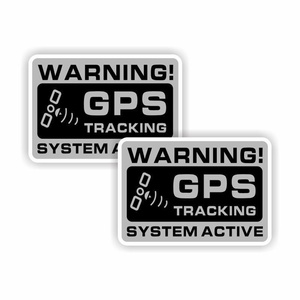 Bán buôn chống trộm GPS Báo động định vị vệ tinh không thấm nước Vinyl dính Sticker UV in cảnh báo an toàn cho nến sử dụng - Product Image 6