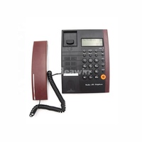 Beawin vaste telefoon met nummerherkenning, speakerphone, wekker, rekenmachine, klassiek design, bedraad