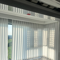 Cortina Translúcida con Rayas Verticales Blancas Personalizada de Fábrica, Cortina de Voile con Textura Plisada que Filtra la Luz para Decoración de Ventanas del Hogar