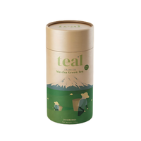 Contenants cylindriques en papier kraft enduit d'huile de silicone écologique personnalisés pour thé/aliments, emballage pour thé aux herbes et huiles essentielles
