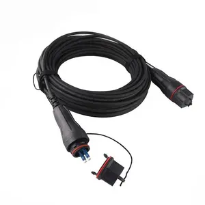 IP67 MTP ODVA LC 8 Unidad de banda base de fibra ODVA Cable de conexión conector impermeable IP65 modo único dúplex Simplex 12 puente de fibras