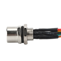 M8 Soudage Fil Intérieur Aviation Plug 2pin ~ 8 Pin Connecteur Conseil Fin Femelle Tête Arrière Verrouillage IP67 Grade Étanche Prise Industrielle