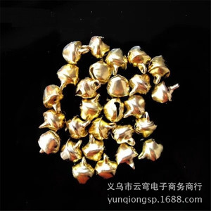 Small Silver Iron Bells <b>For</b> <b>Bracelet</b> Making Round Shape Jewelry Findings Components White K Nickel Color Mixed Gold Silver - Product Image 4