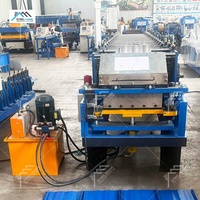Machine de formage de tôles de toiture entièrement automatique et à verrouillage automatique Steelmama America, très populaire