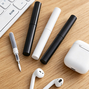 Multifunction Earphone Cleaning Pen With <b>Brush</b> For Airpods Case And Headphone <b>Dust</b> Removal White And Black Set - Product Image 4