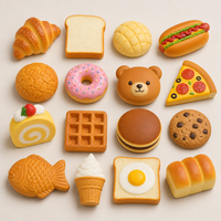 Jouet Squishy Croissant à Remontée Lente, Balle Anti-Stress Réaliste en Forme de Croissant, Jouet Sensoriel Doux pour Enfants et Adultes, Idéal pour le Bureau
