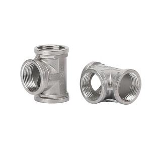 GROSNA 2022 אבזרי צנרת 304 נירוסטה טי חוט פנימי שווה טי - Product Image 1